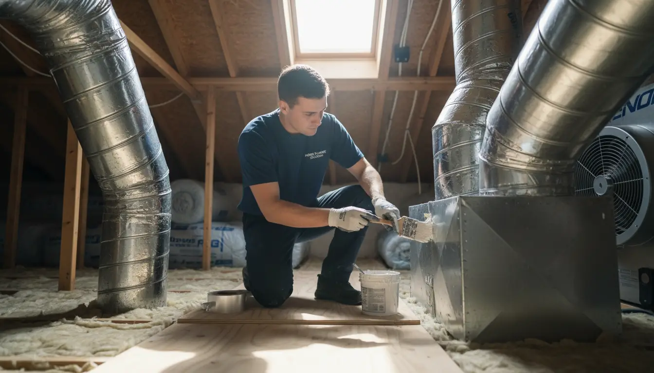 how to seal ductwork