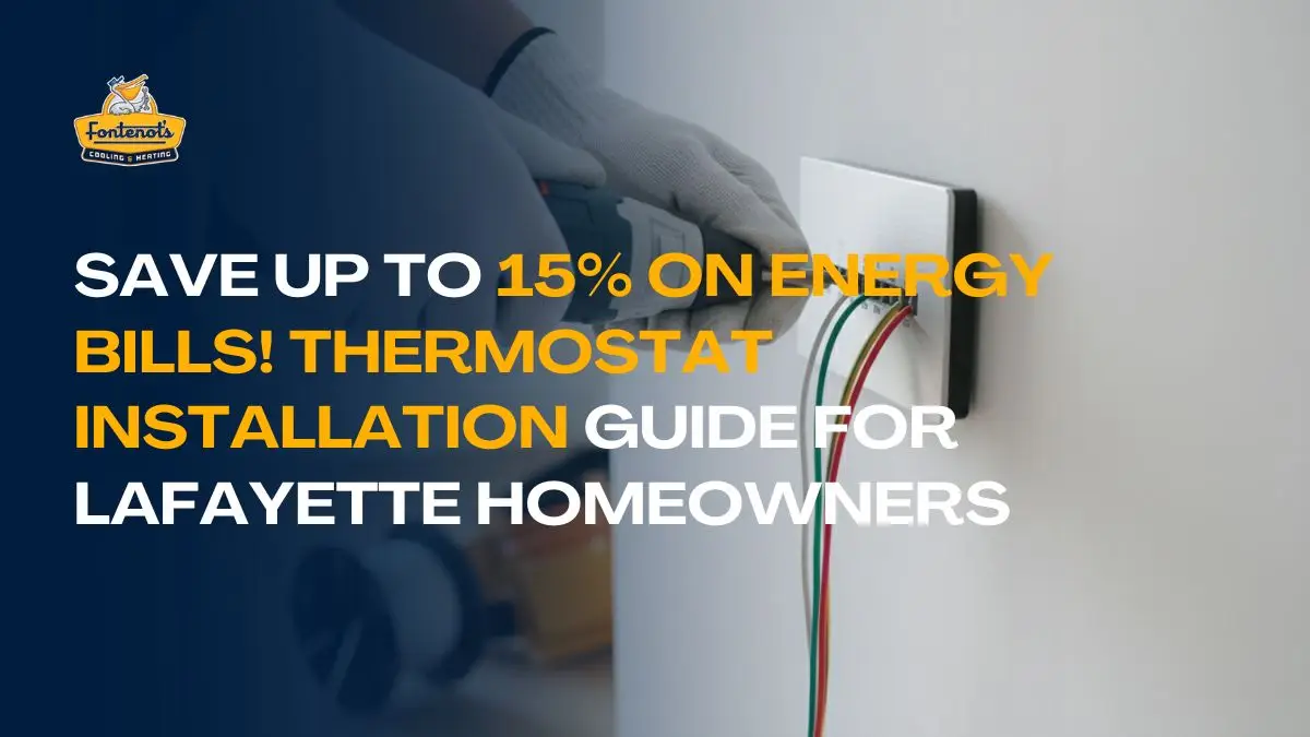 Install a Thermostat manually by a proffessional