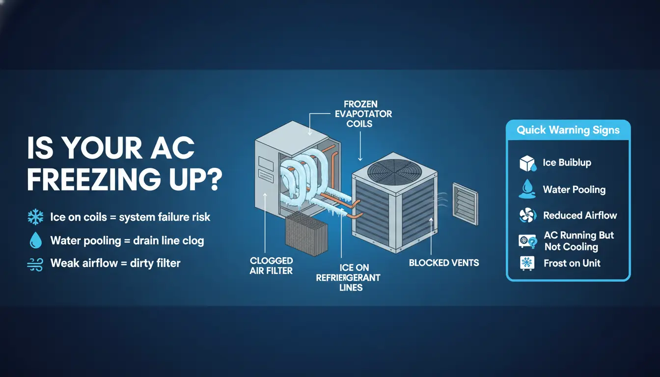AC freezing up