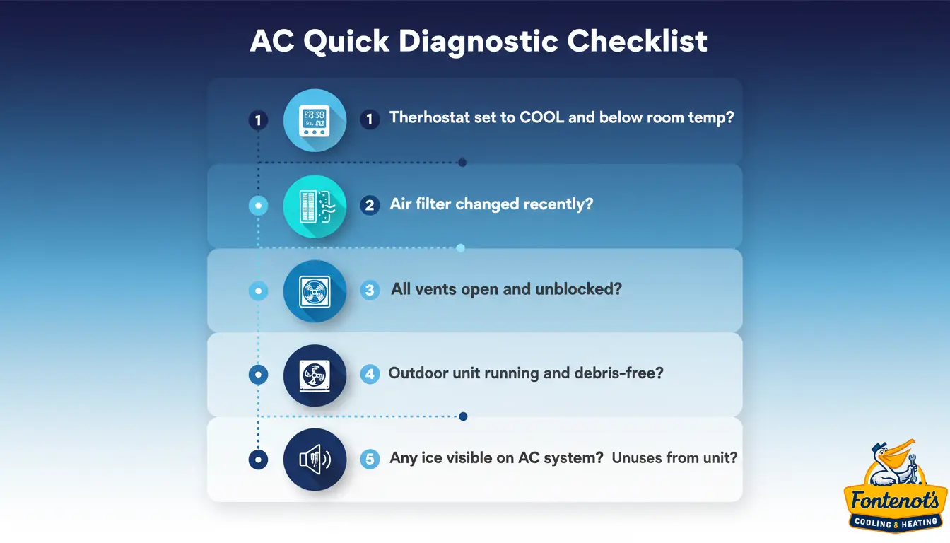 Why is My AC Running But Not Cooling the House?