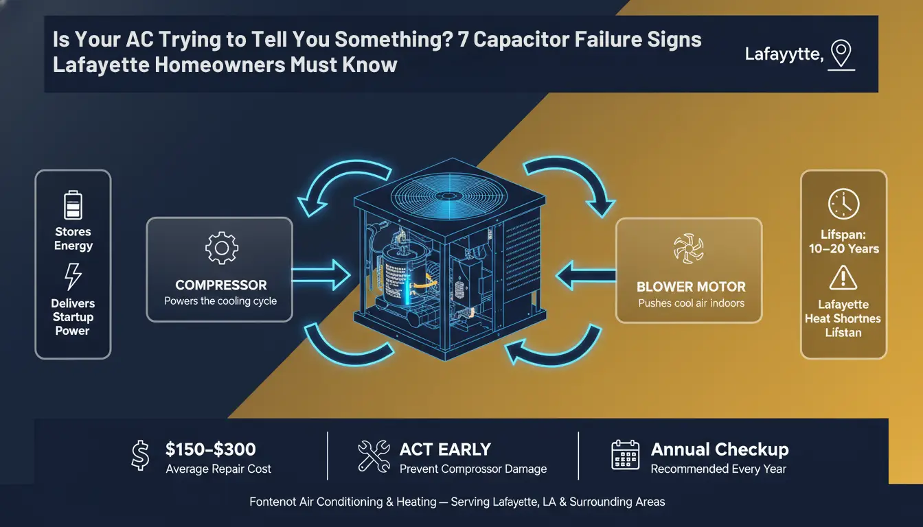 AC Capacitor Failure Signs