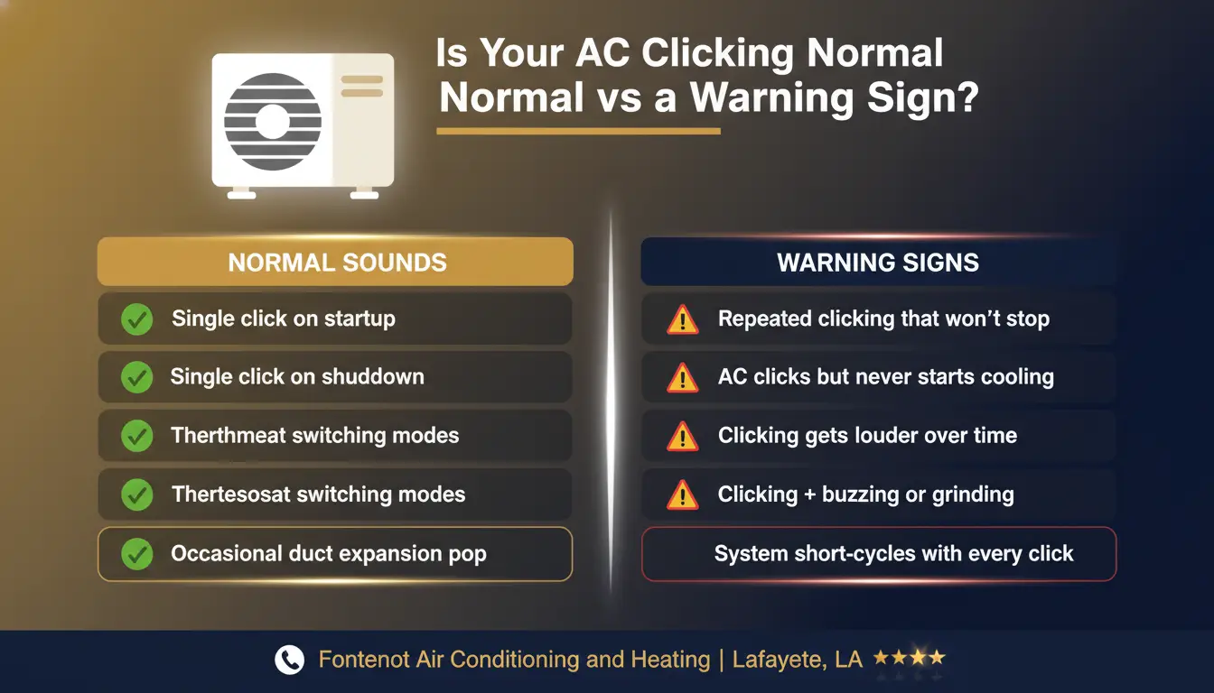 AC Clicking Noise