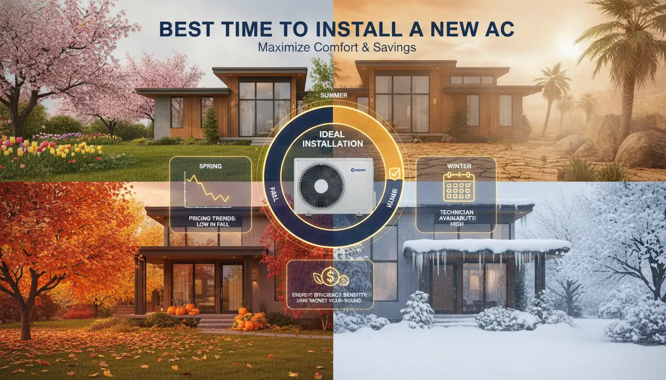 Best Time to Install a New AC