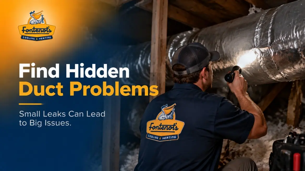 How to detect leaky ducts