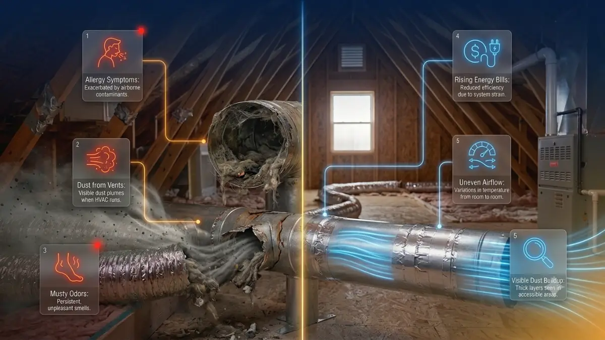 Signs Your Air Ducts Need Cleaning